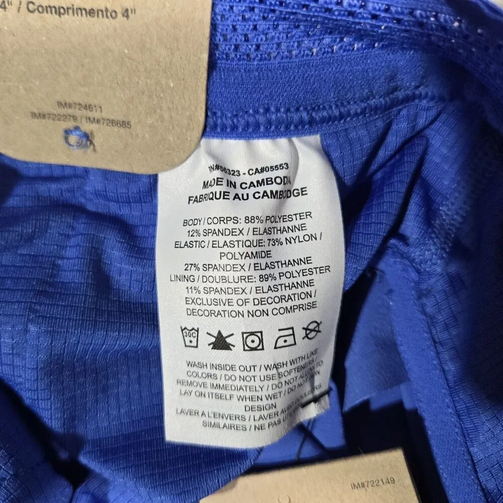 $90 Nike Running Shorts Dri-FIT ADV AeroSwift 4'' Blue FN3352-411 Mens XL Lined